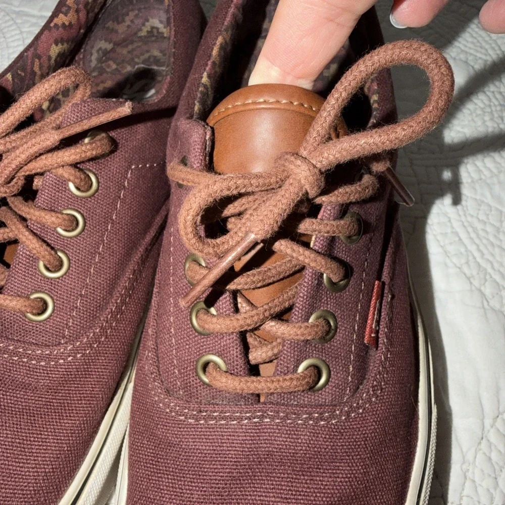 Vans Era 59 Port Royale Leather Heel Boho Classic Skateboard Mens 10 Shoes
